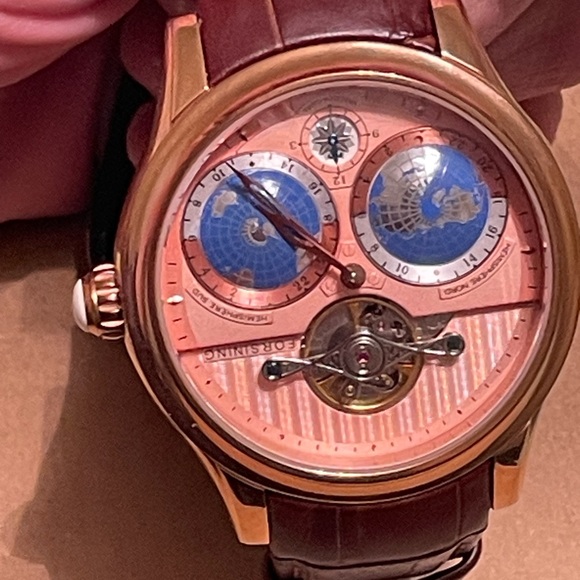 Forsining world-map / dual globe automatic - Picture 6 of 6